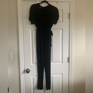 Black Maternity Jumpsuit